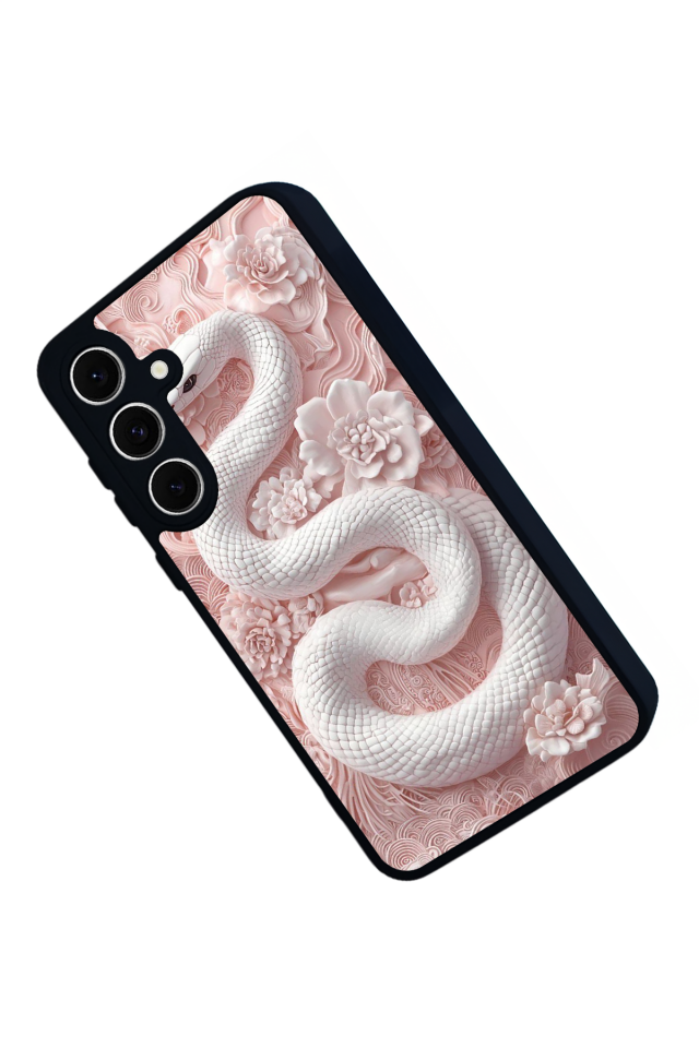 Samsung Galaxy A16 Uyumlu Yılan Tasarımlı Glossy Premium Kılıf