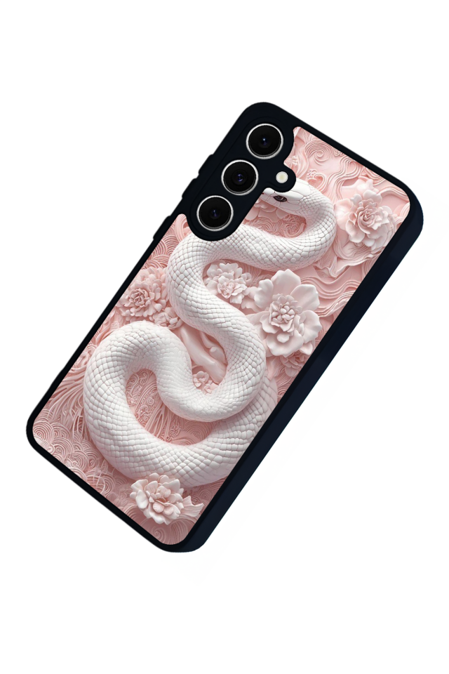 Samsung Galaxy A16 Uyumlu Yılan Tasarımlı Glossy Premium Kılıf