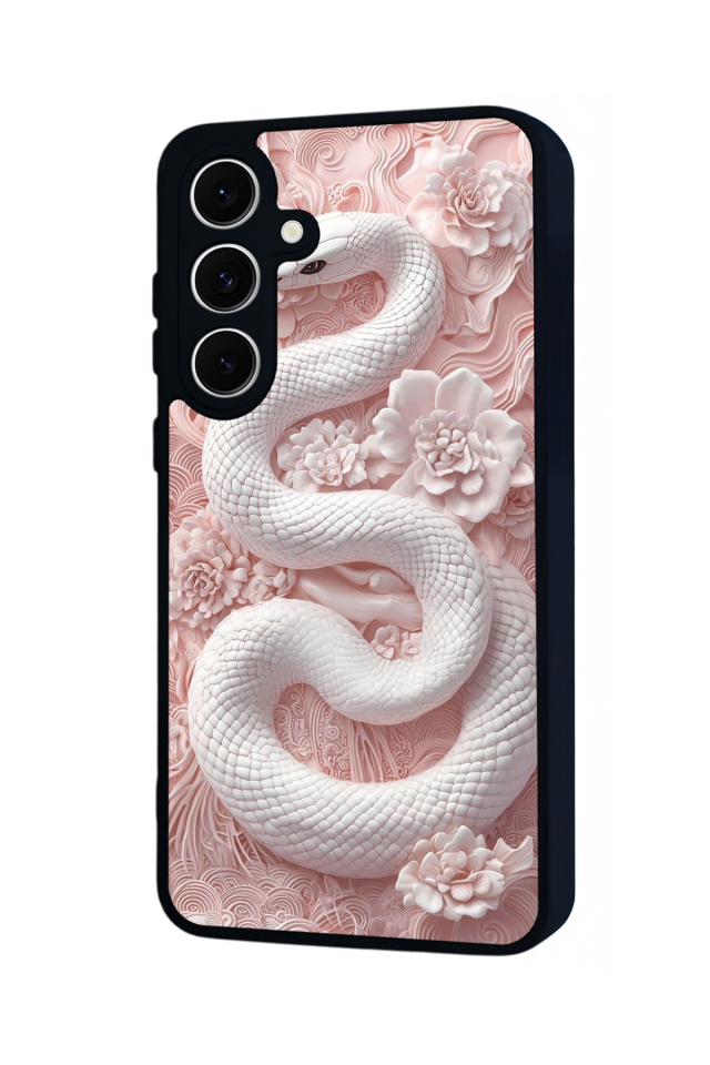 Samsung Galaxy A16 Uyumlu Yılan Tasarımlı Glossy Premium Kılıf