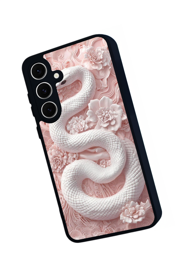 Samsung Galaxy A16 Uyumlu Yılan Tasarımlı Glossy Premium Kılıf