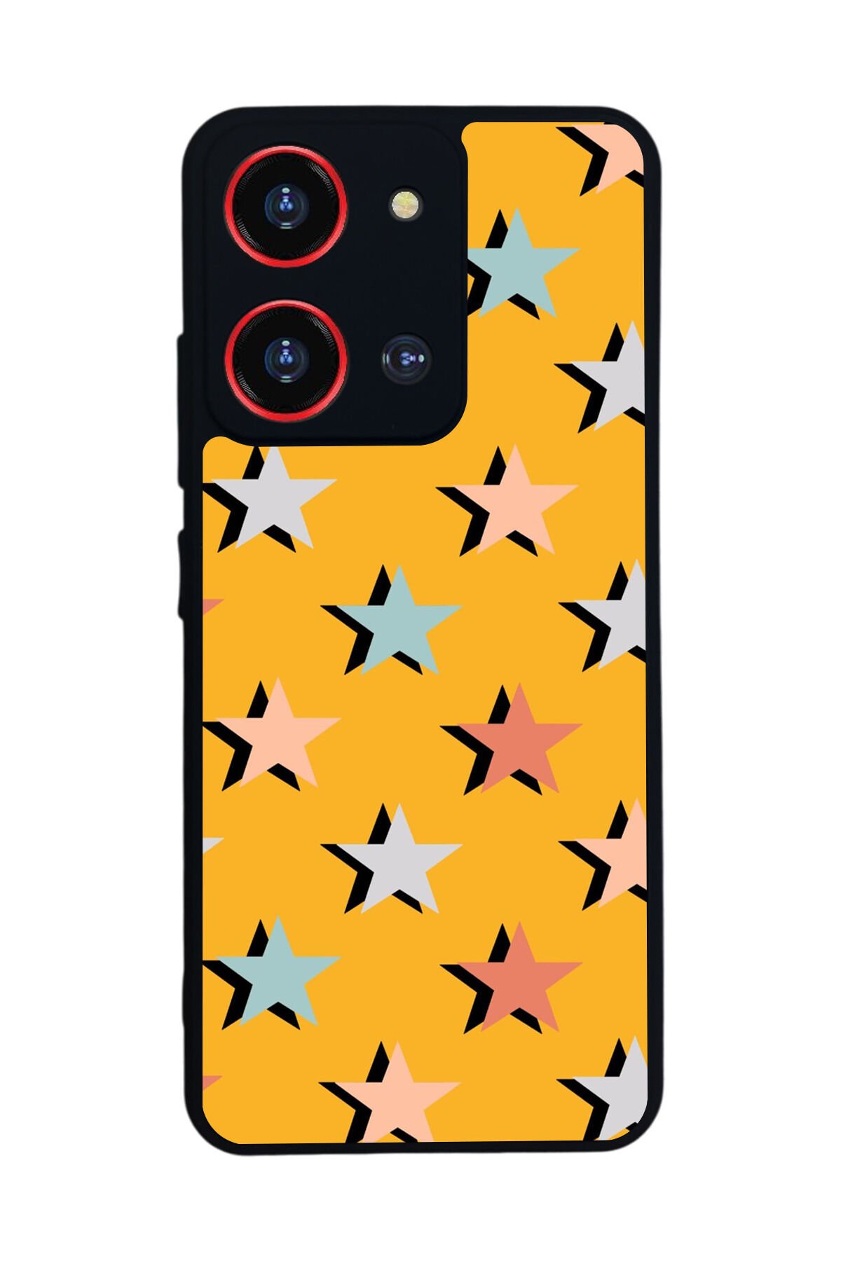 Reeder S19 Max Pro S 108MP Uyumlu Retro Yildizlar Tasarımlı Glossy Premium Kılıf