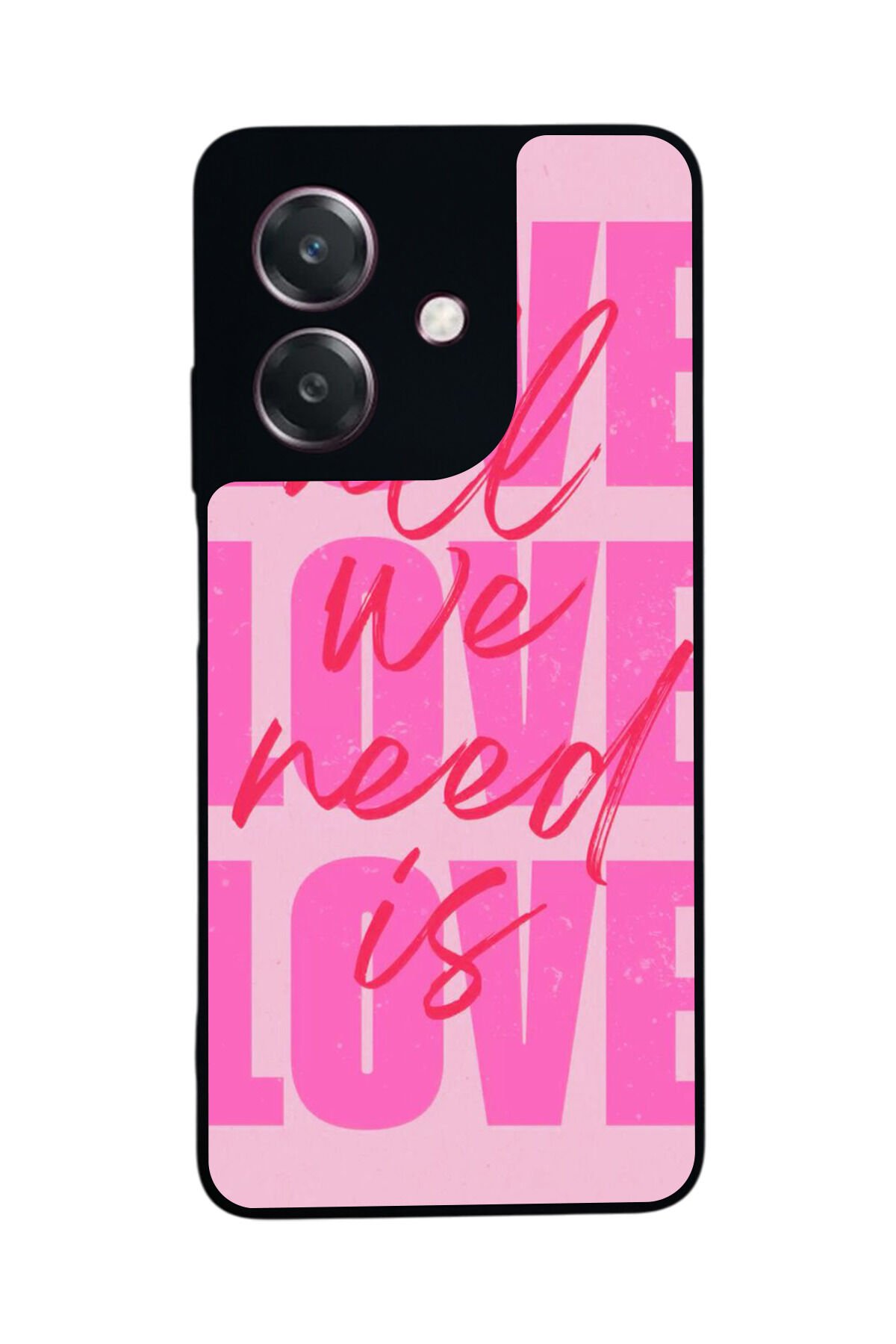 Oppo A3 5G Uyumlu Love Tasarımlı Glossy Premium Kılıf