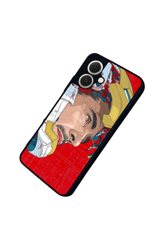 Tecno Spark GO 2 Uyumlu Iron Man ( Demir Adam ) Tasarımlı Glossy Premium Kılıf