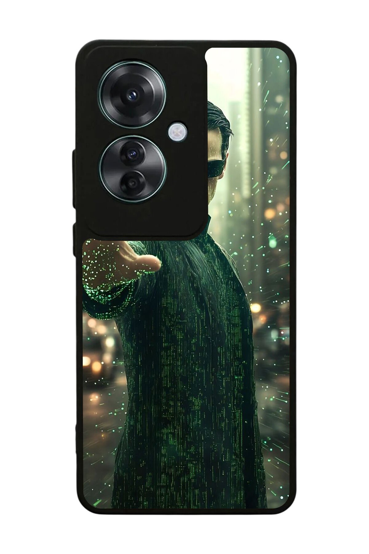 Oppo Reno 11F Uyumlu MatriOppo Oppo Reno 11F Tasarımlı Glossy Premium Kılıf