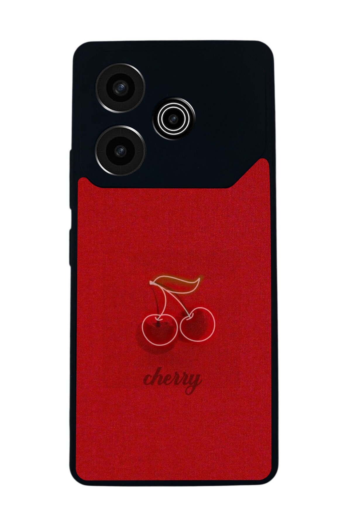 Tecno Pova 6 Uyumlu Kiraz Tasarımlı Glossy Premium Kılıf