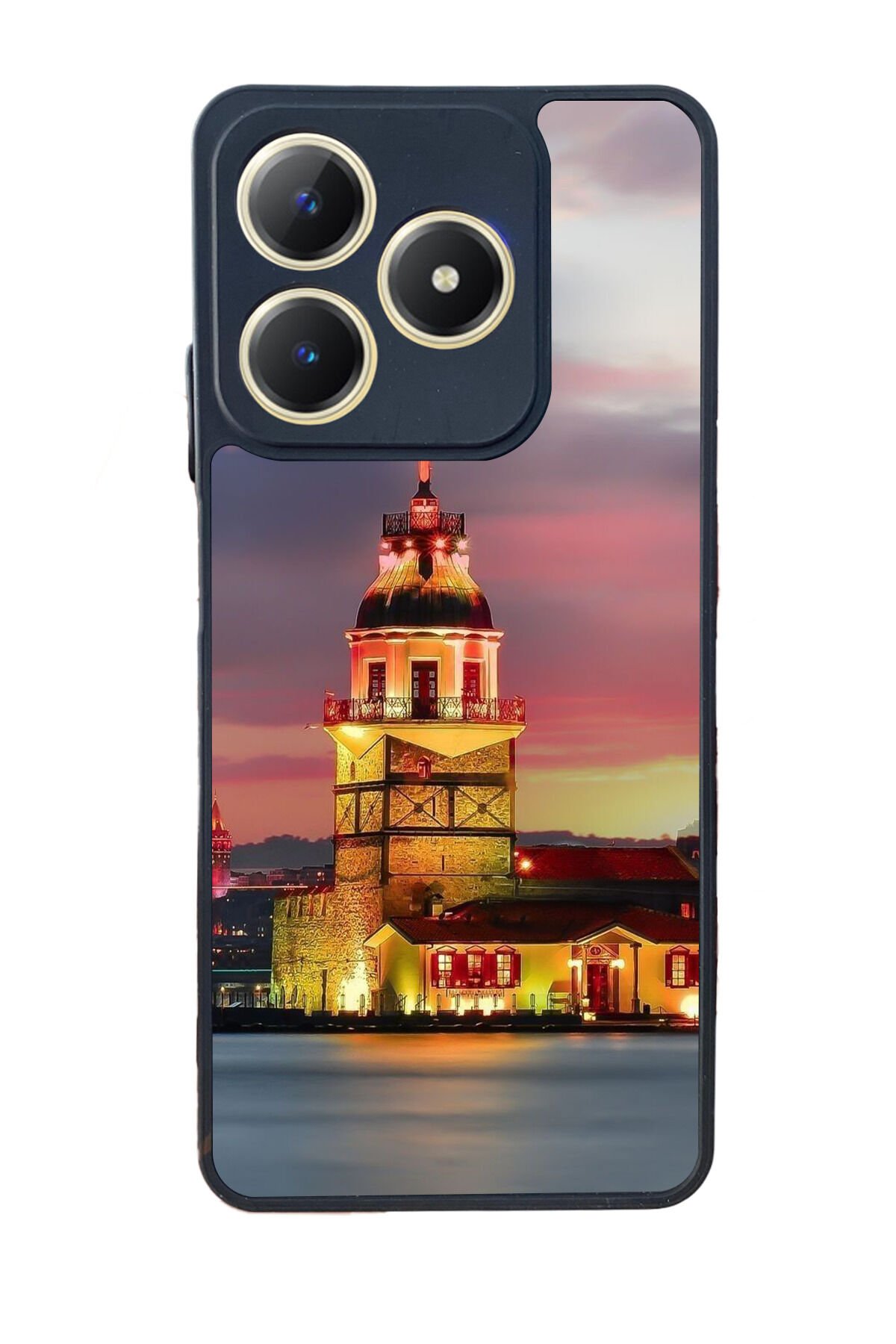 Realme C63 Mat Uyumlu Siyah Kılıf – Yumuşak Silikon, Koruyucu, Şok Emici Kapak