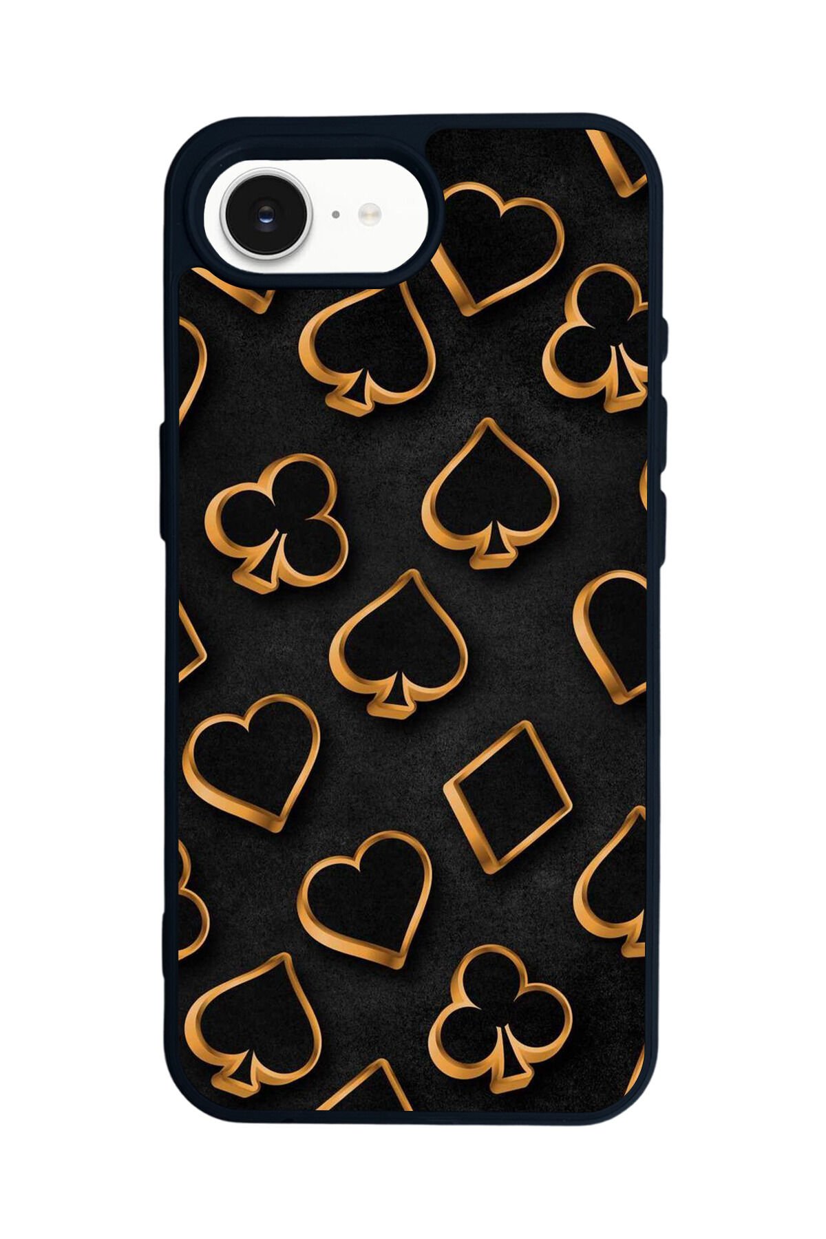 iPhone 16E Uyumlu Kart Tasarımlı Glossy Premium Kılıf