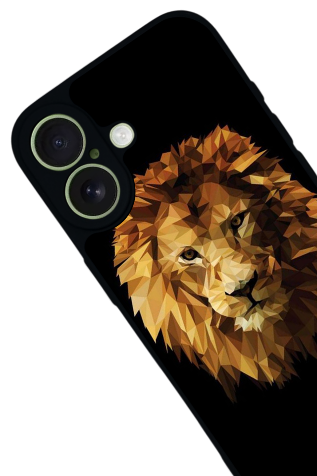 iPhone 17 Uyumlu Aslan Tasarımlı Glossy Premium Kılıf