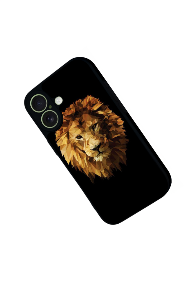 iPhone 17 Uyumlu Aslan Tasarımlı Glossy Premium Kılıf