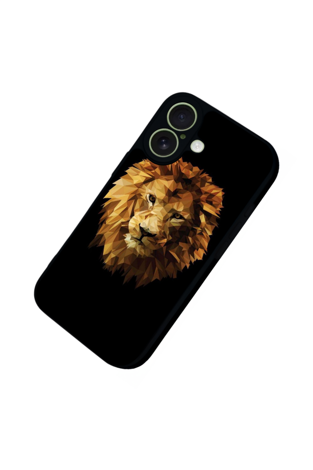 iPhone 17 Uyumlu Aslan Tasarımlı Glossy Premium Kılıf