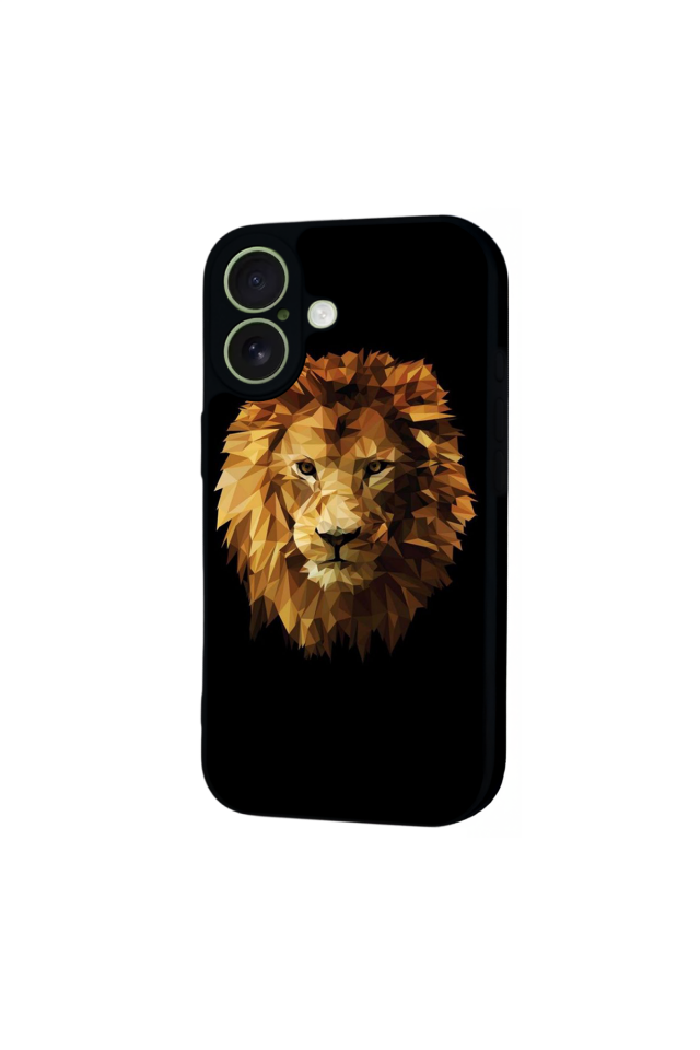 iPhone 17 Uyumlu Aslan Tasarımlı Glossy Premium Kılıf