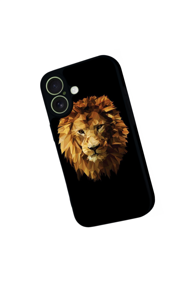 iPhone 17 Uyumlu Aslan Tasarımlı Glossy Premium Kılıf