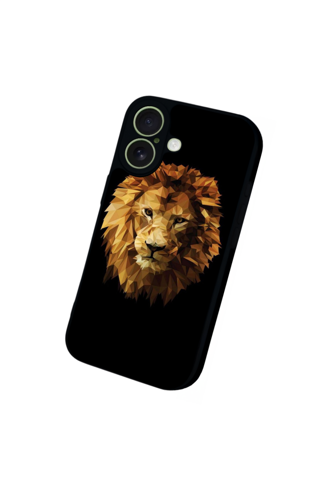 iPhone 17 Uyumlu Aslan Tasarımlı Glossy Premium Kılıf