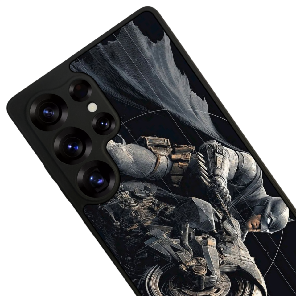 Samsung Galaxy S25 Ultra Uyumlu Batman Tasarımlı Glossy Premium Kılıf