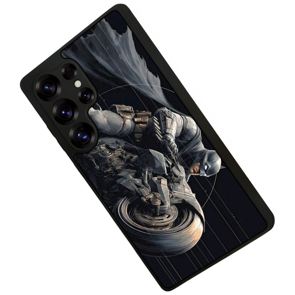Samsung Galaxy S25 Ultra Uyumlu Batman Tasarımlı Glossy Premium Kılıf