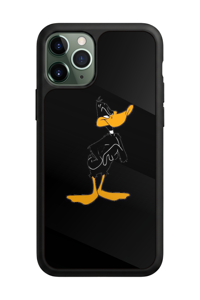 iPhone 11 Pro Uyumlu Daffy duck Tasarımlı Glossy Premium Kılıf