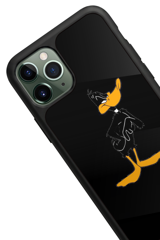 iPhone 11 Pro Uyumlu Daffy duck Tasarımlı Glossy Premium Kılıf