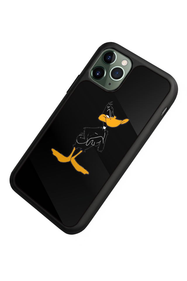 iPhone 11 Pro Uyumlu Daffy duck Tasarımlı Glossy Premium Kılıf