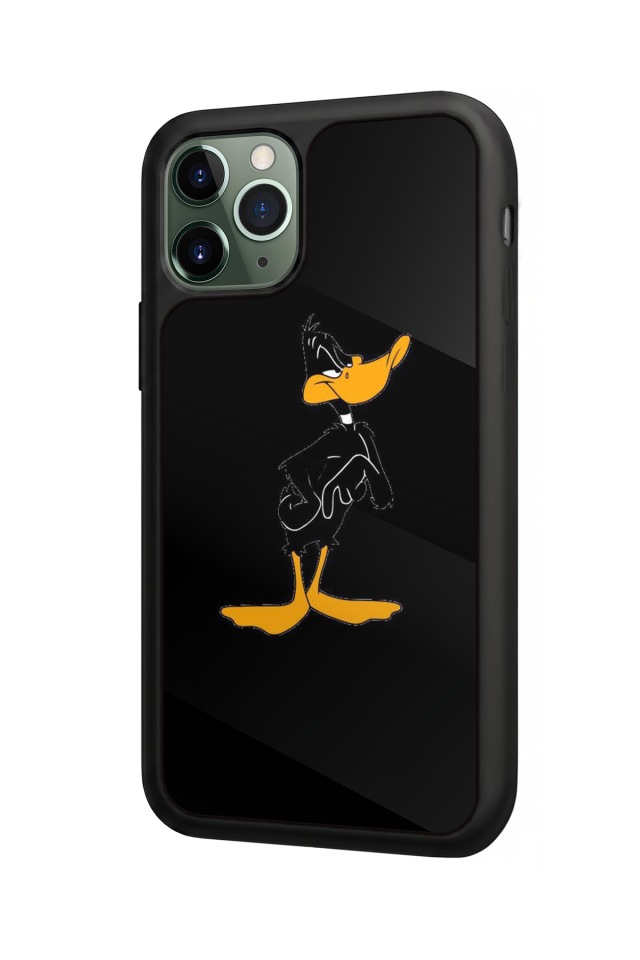 iPhone 11 Pro Uyumlu Daffy duck Tasarımlı Glossy Premium Kılıf