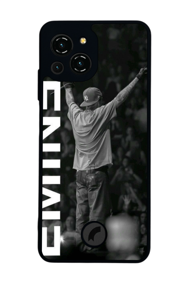 Reeder S23 Pro Max Uyumlu Eminem Tasarımlı Glossy Premium Kılıf