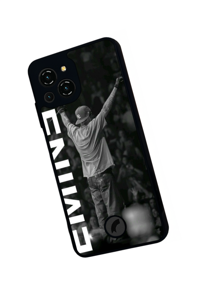 Reeder S23 Pro Max Uyumlu Eminem Tasarımlı Glossy Premium Kılıf