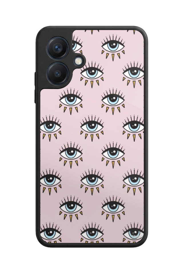 Samsung Galaxy A07 Uyumlu Göz Tasarımlı Glossy Premium Kılıf