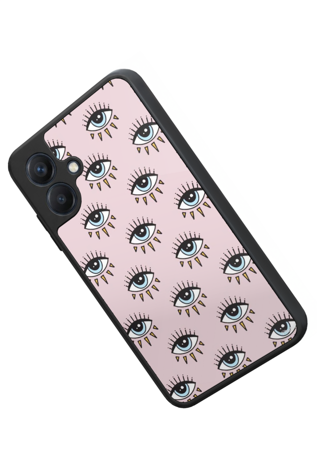 Samsung Galaxy A07 Uyumlu Göz Tasarımlı Glossy Premium Kılıf