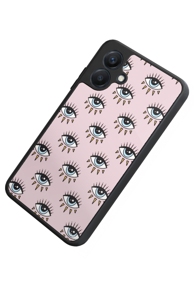 Samsung Galaxy A07 Uyumlu Göz Tasarımlı Glossy Premium Kılıf