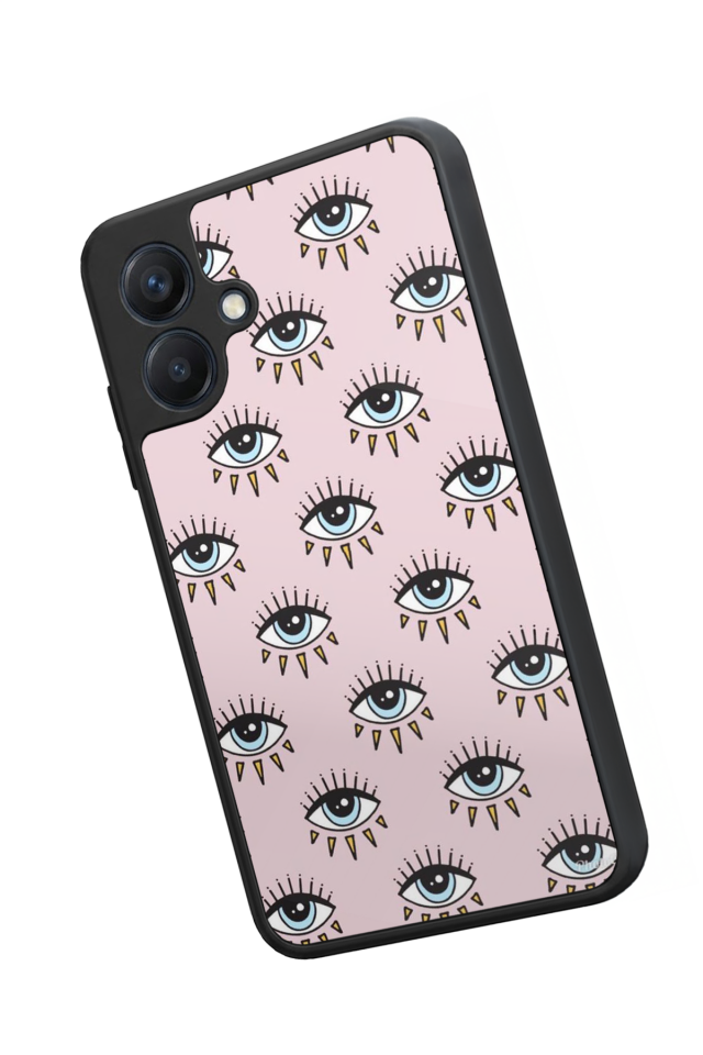 Samsung Galaxy A07 Uyumlu Göz Tasarımlı Glossy Premium Kılıf