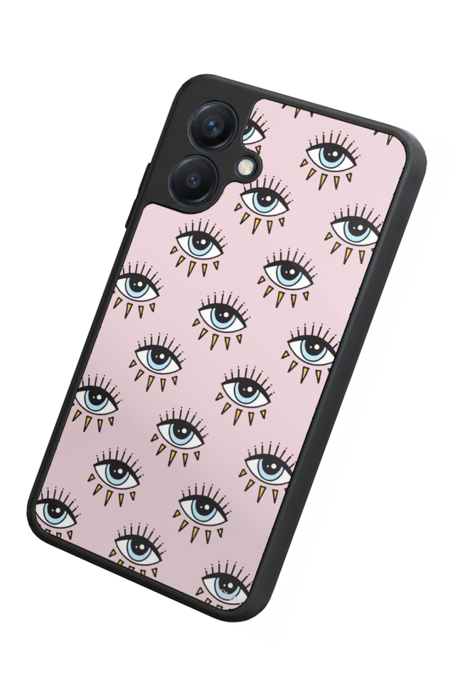 Samsung Galaxy A07 Uyumlu Göz Tasarımlı Glossy Premium Kılıf