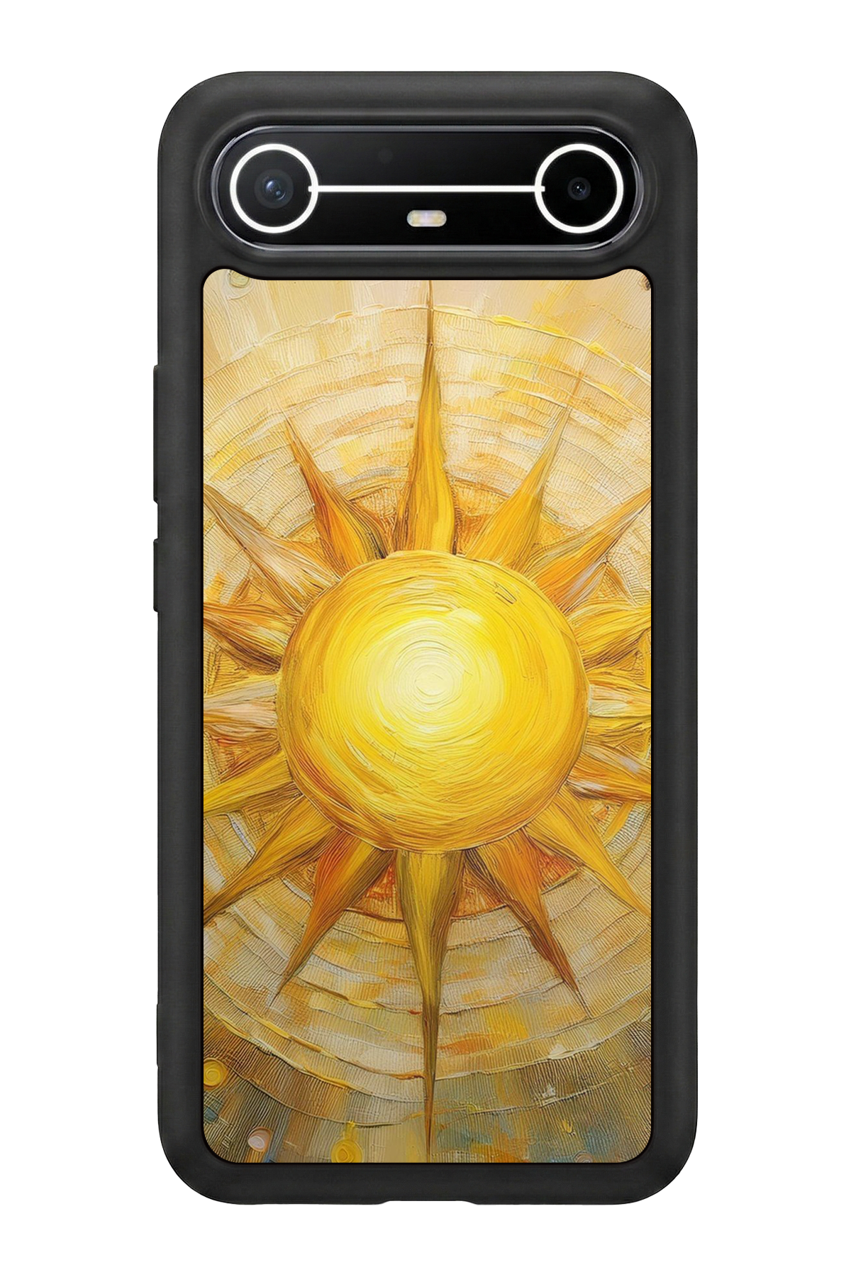 Tecno Spark Slim 5G Uyumlu Güneş Tasarımlı Glossy Premium Kılıf