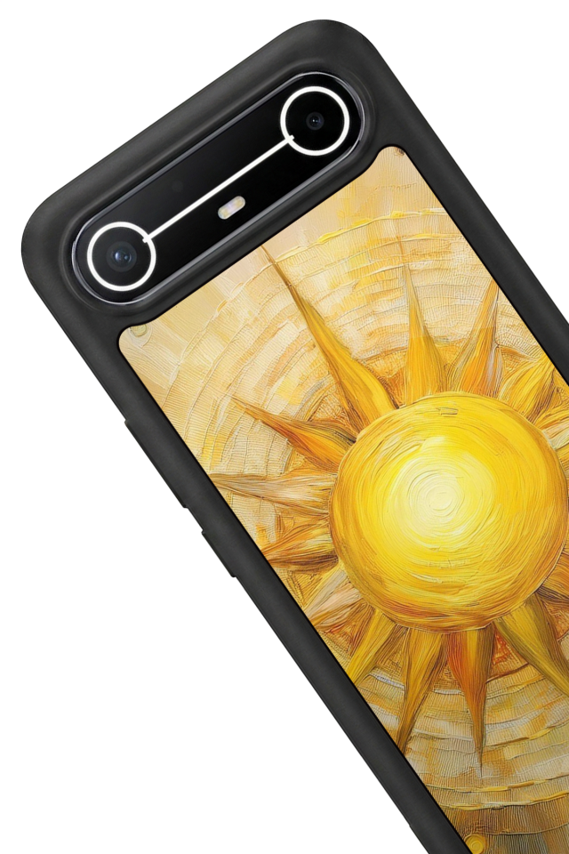 Tecno Spark Slim 5G Uyumlu Güneş Tasarımlı Glossy Premium Kılıf