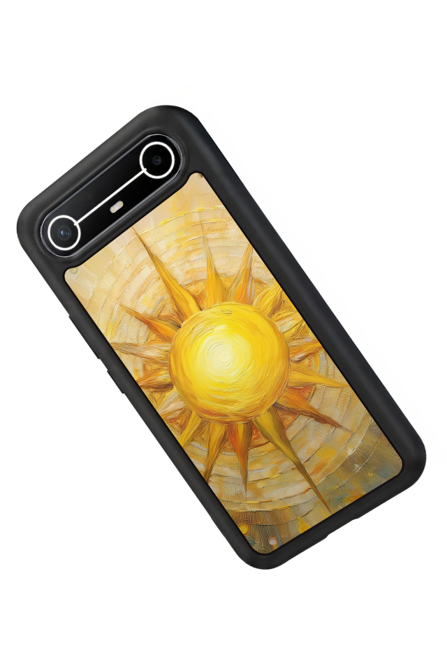 Tecno Spark Slim 5G Uyumlu Güneş Tasarımlı Glossy Premium Kılıf