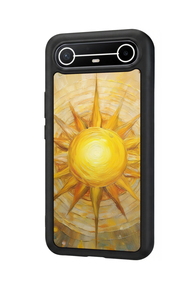 Tecno Spark Slim 5G Uyumlu Güneş Tasarımlı Glossy Premium Kılıf