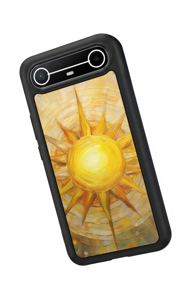 Tecno Spark Slim 5G Uyumlu Güneş Tasarımlı Glossy Premium Kılıf