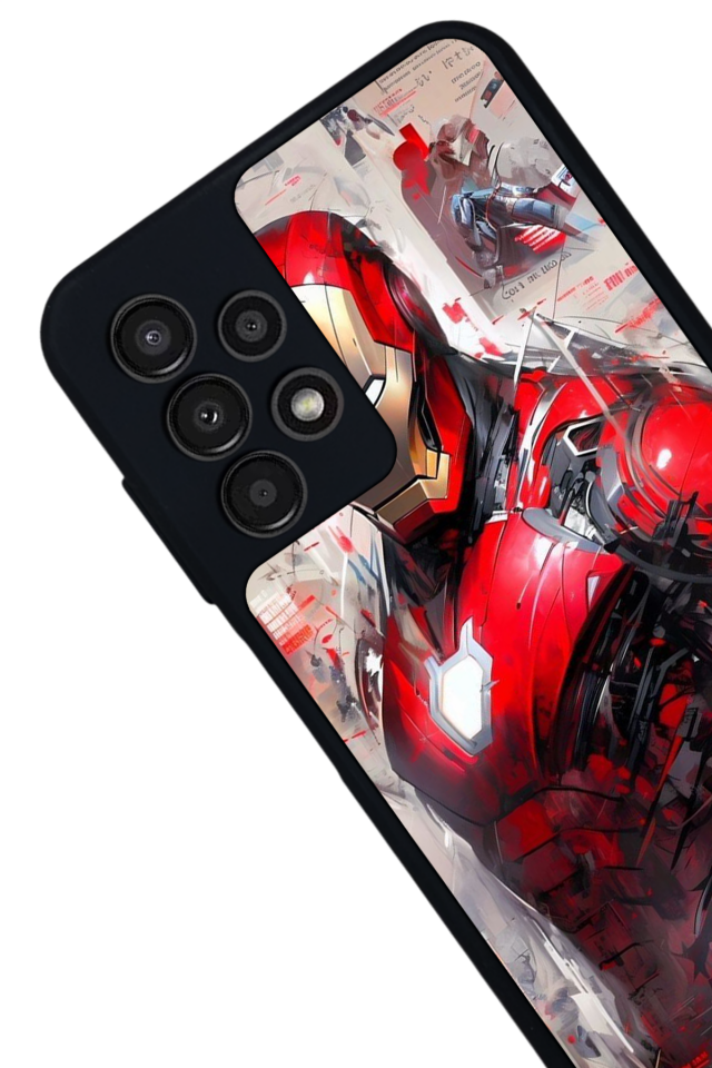 Samsung Galaxy A23 Uyumlu Iron Man ( Demir Adam ) Tasarımlı Glossy Premium Kılıf