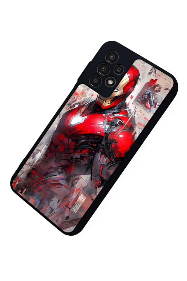 Samsung Galaxy A23 Uyumlu Iron Man ( Demir Adam ) Tasarımlı Glossy Premium Kılıf