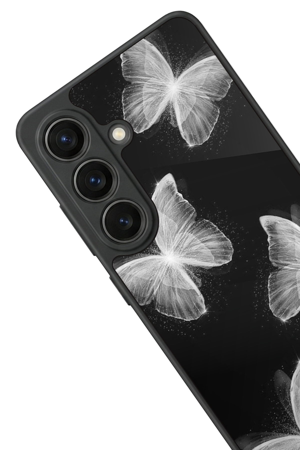 Samsung Galaxy S26 Uyumlu Kelebek Tasarımlı Glossy Premium Kılıf