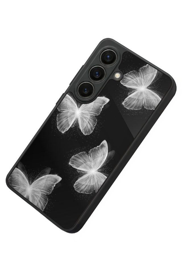 Samsung Galaxy S26 Uyumlu Kelebek Tasarımlı Glossy Premium Kılıf