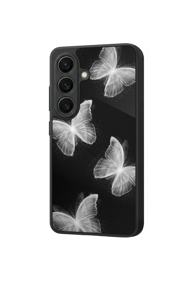 Samsung Galaxy S26 Uyumlu Kelebek Tasarımlı Glossy Premium Kılıf