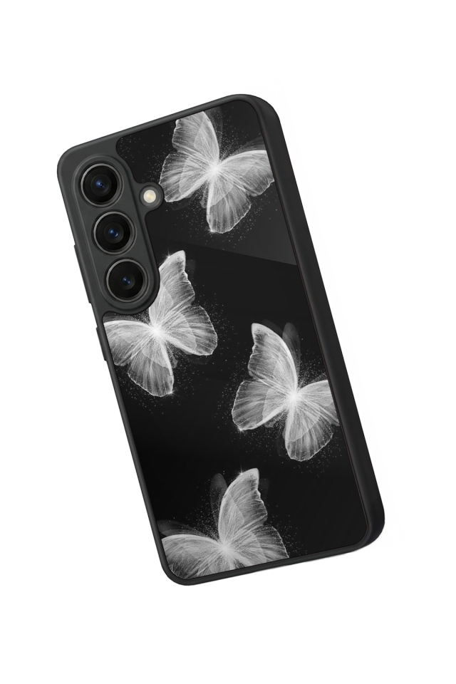 Samsung Galaxy S26 Uyumlu Kelebek Tasarımlı Glossy Premium Kılıf
