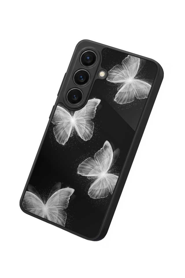 Samsung Galaxy S26 Uyumlu Kelebek Tasarımlı Glossy Premium Kılıf