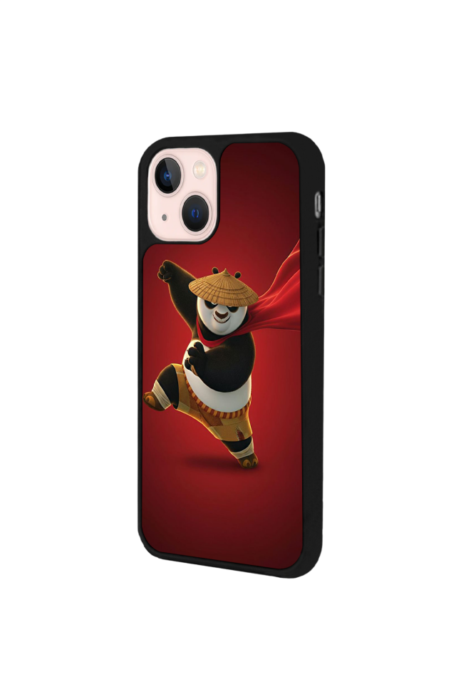 iPhone 14 Plus Uyumlu Kung Fu Panda Tasarımlı Glossy Premium Kılıf