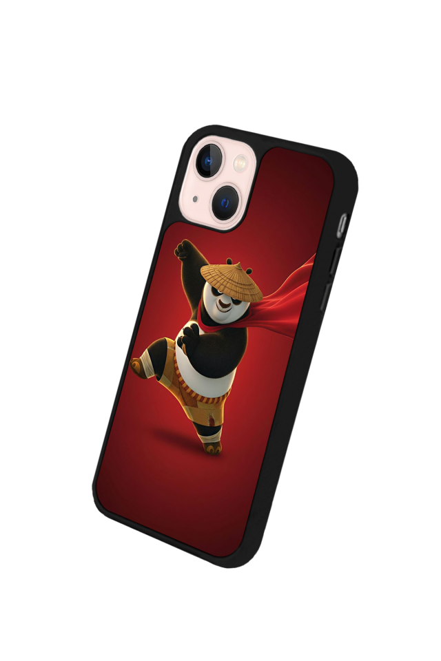 iPhone 14 Plus Uyumlu Kung Fu Panda Tasarımlı Glossy Premium Kılıf