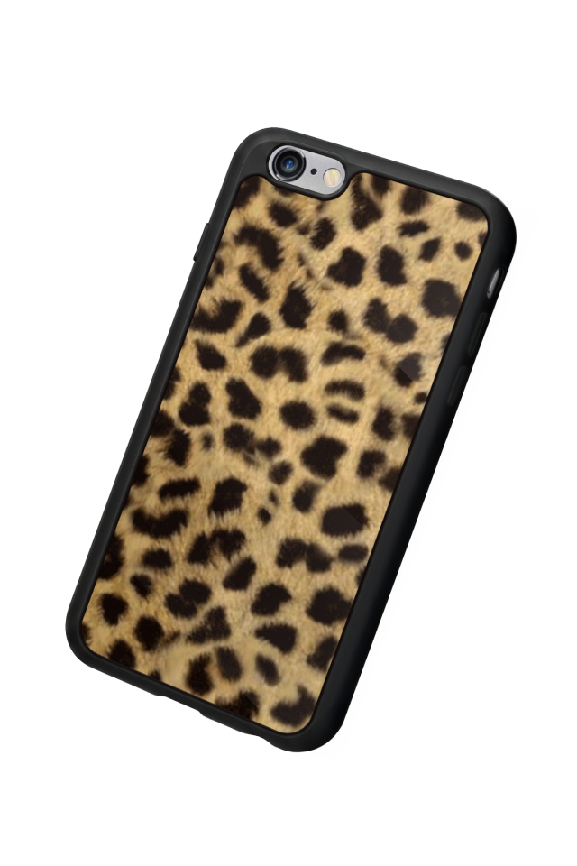 iPhone 6s Plus Uyumlu Leopar Tasarımlı Glossy Premium Kılıf