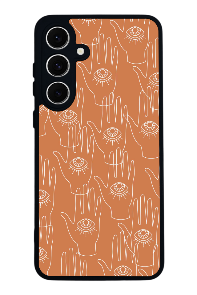 Samsung Galaxy S24 FE Uyumlu Line Art Tasarımlı Glossy Premium Kılıf