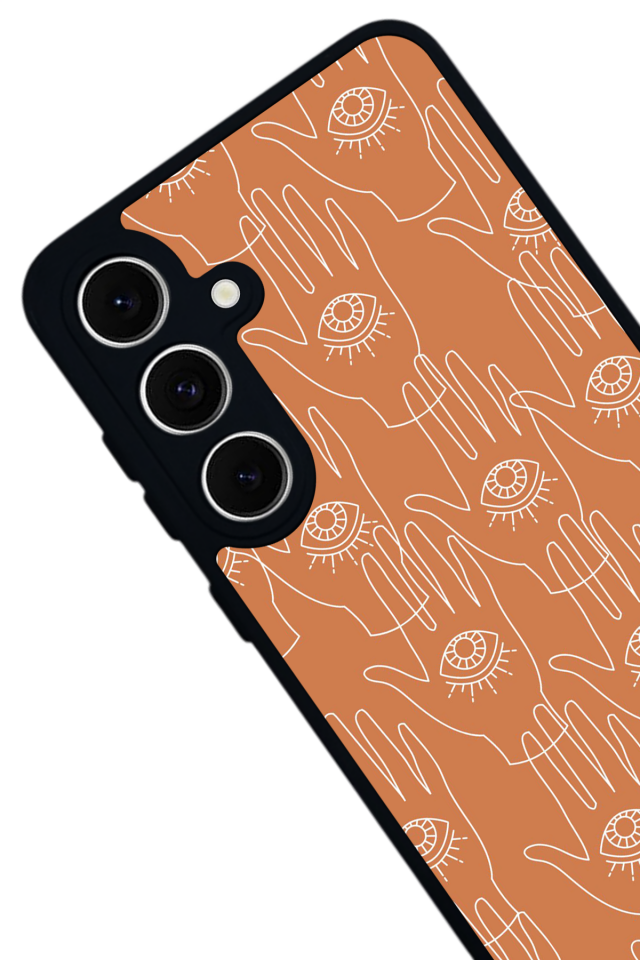 Samsung Galaxy S24 FE Uyumlu Line Art Tasarımlı Glossy Premium Kılıf
