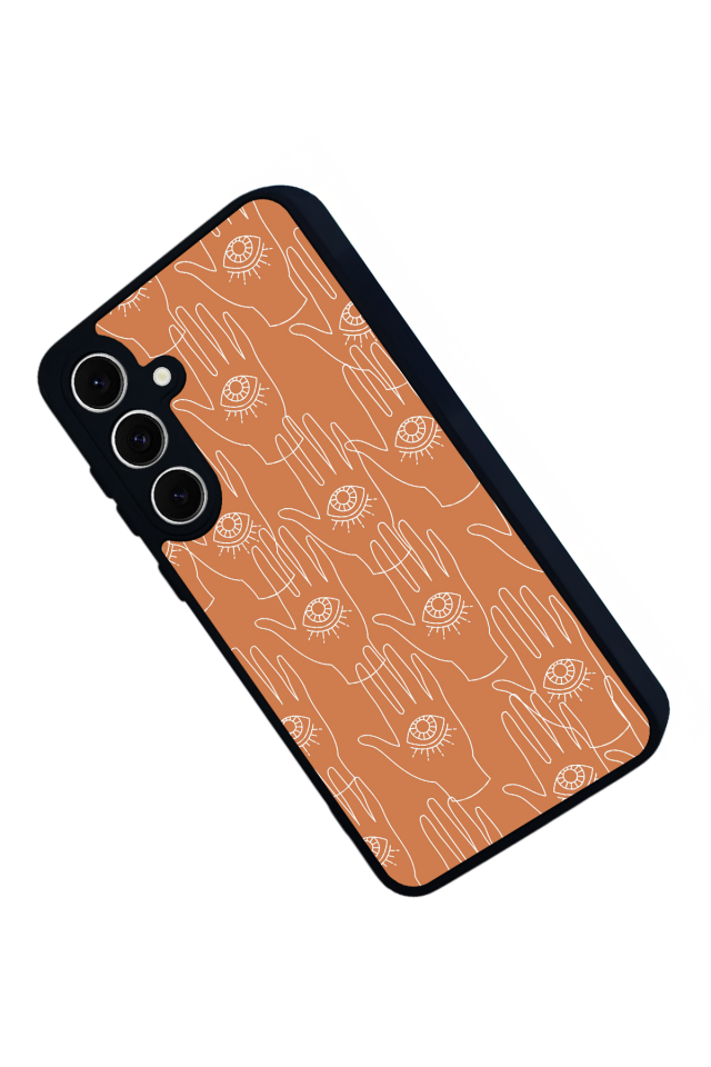 Samsung Galaxy S24 FE Uyumlu Line Art Tasarımlı Glossy Premium Kılıf