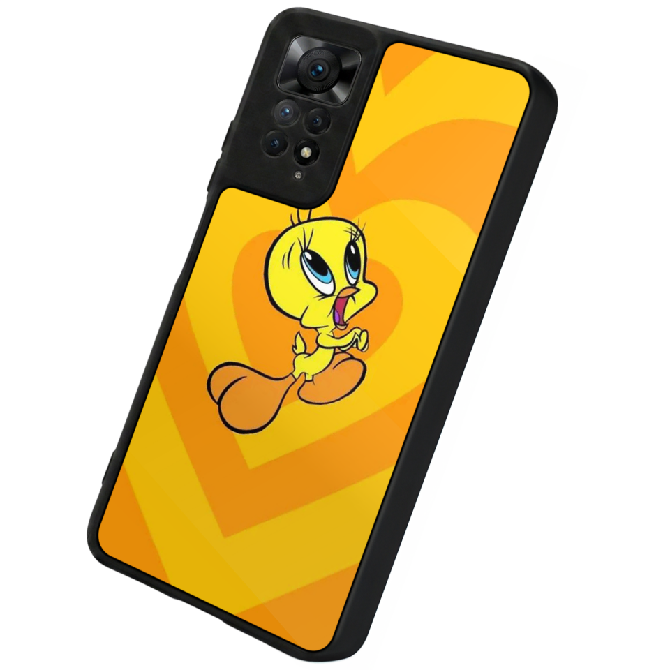 Xiaomi Redmi Note 11 Pro Uyumlu Tweety Tasarımlı Glossy Premium Kılıf