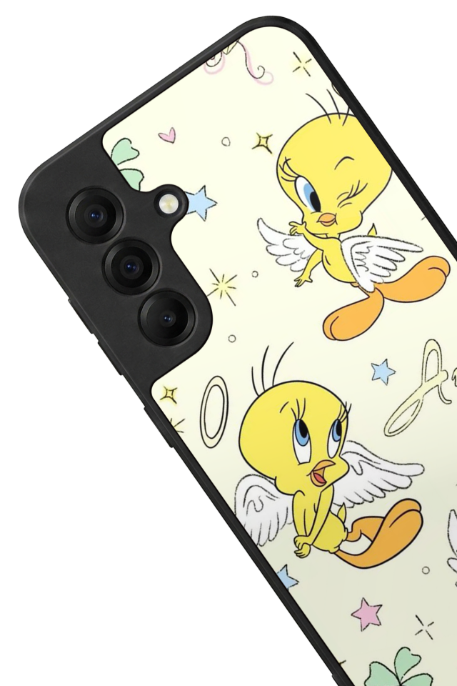 Samsung Galaxy A17 Uyumlu Tweety Tasarımlı Glossy Premium Kılıf
